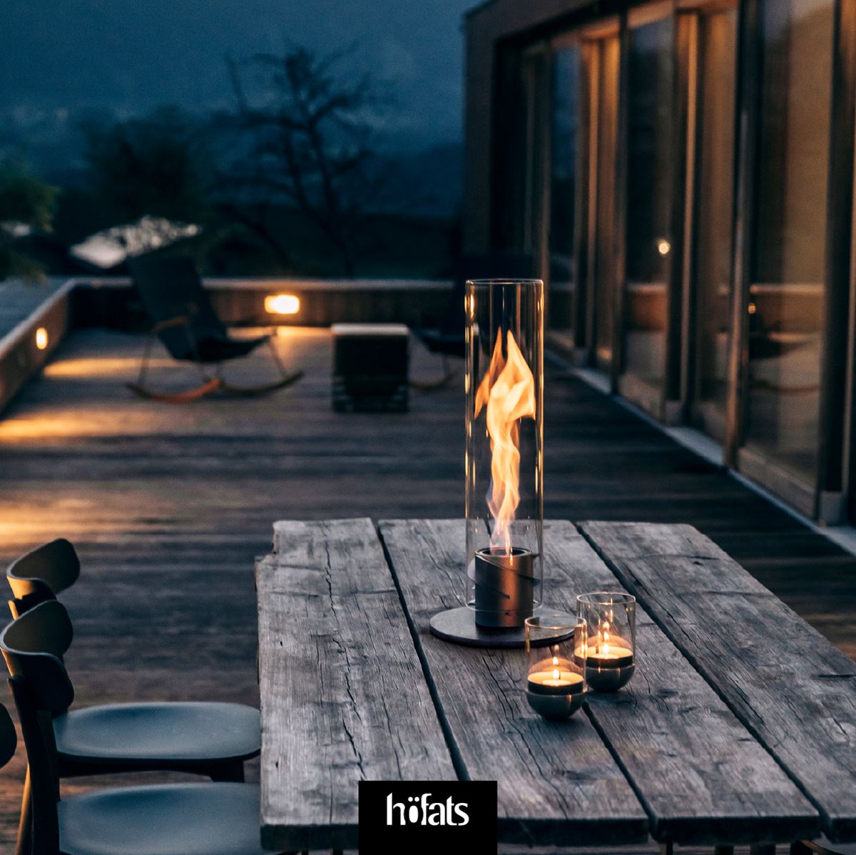 SPIN 1200 Feu de Table noir