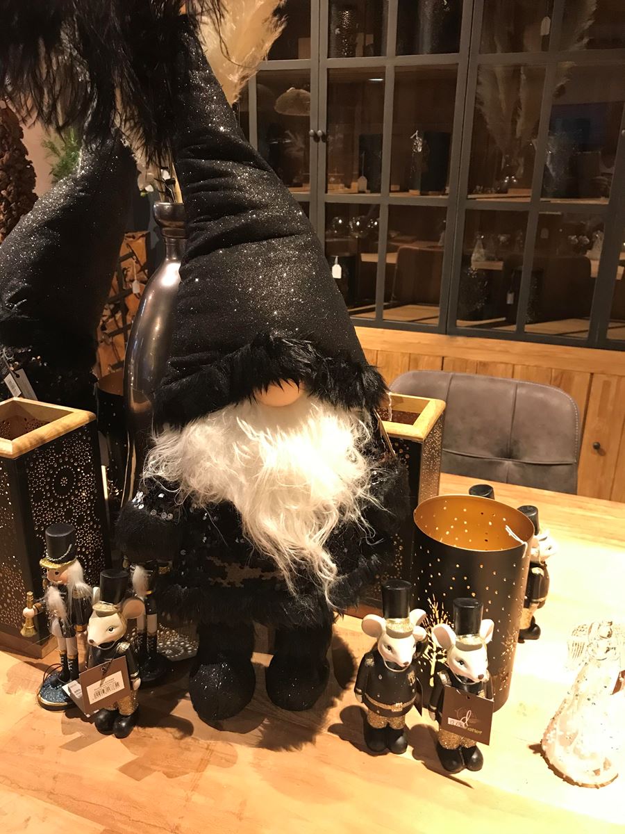 Père Noël noir a pailette