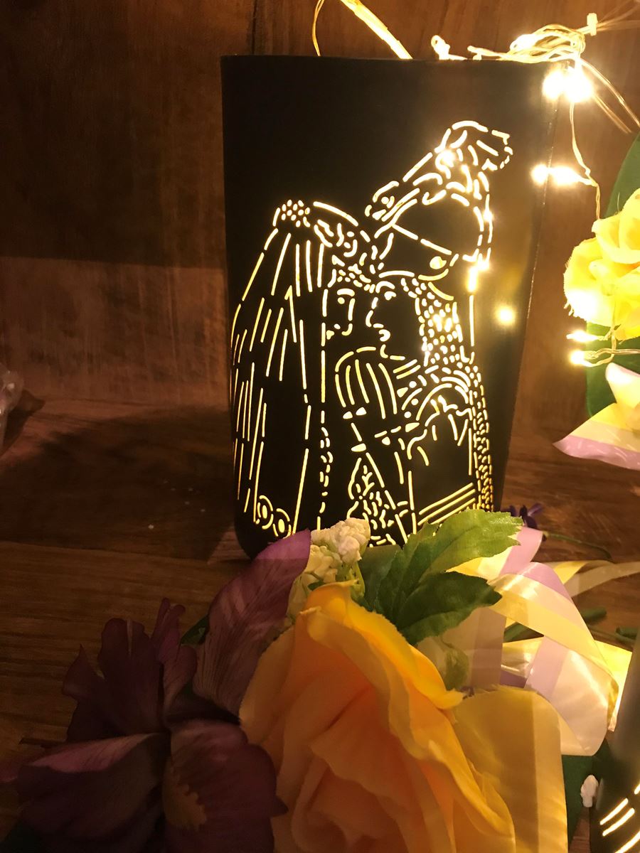 photophore Mr et Mme bisous moyen