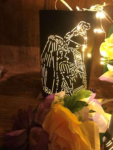 photophore Mr et Mme bisous moyen