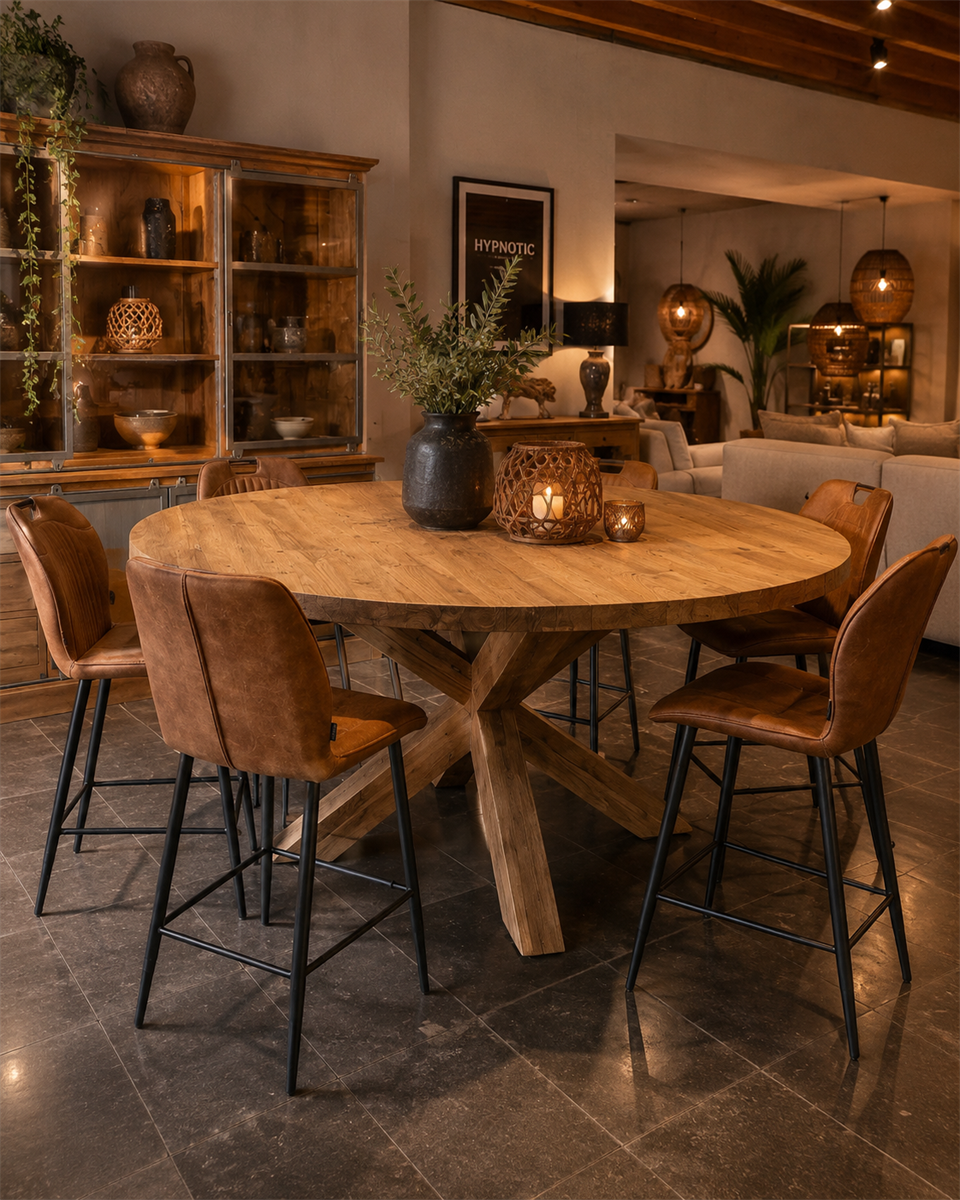 Round square table