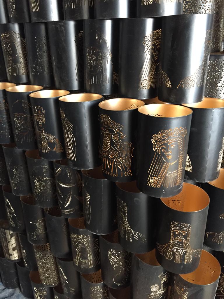 Photophore Set Mix : 1 petit.1moye,.1grand