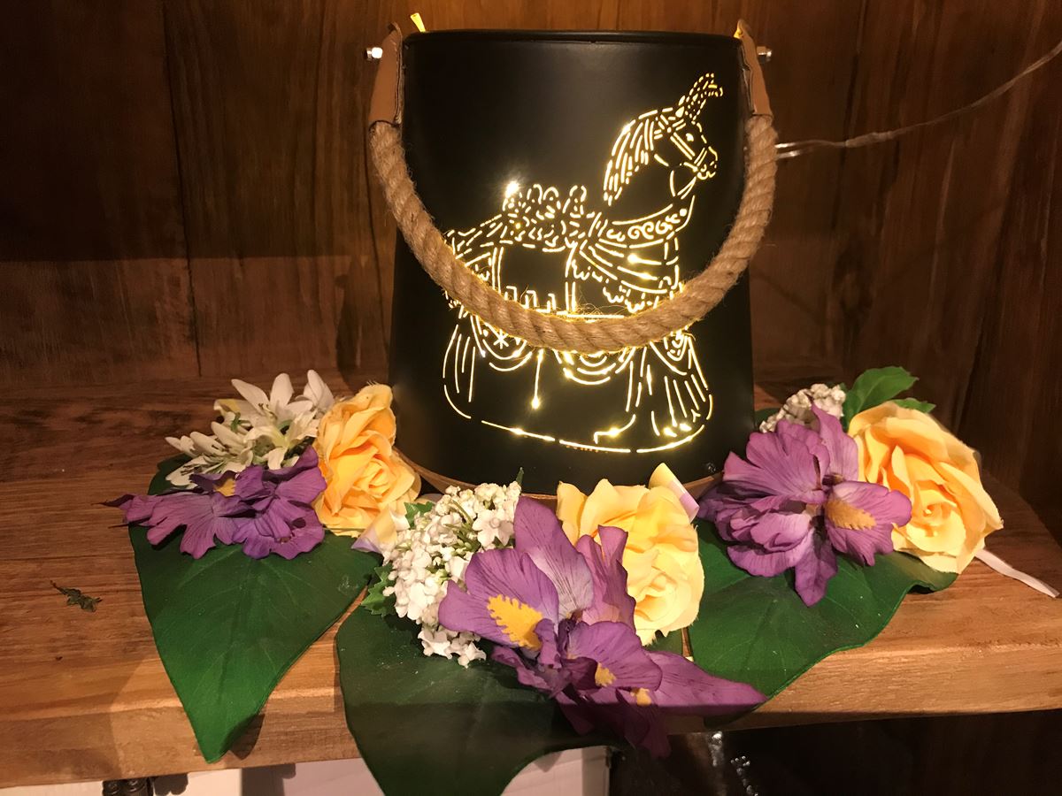 photophore avec corde cheval bayard