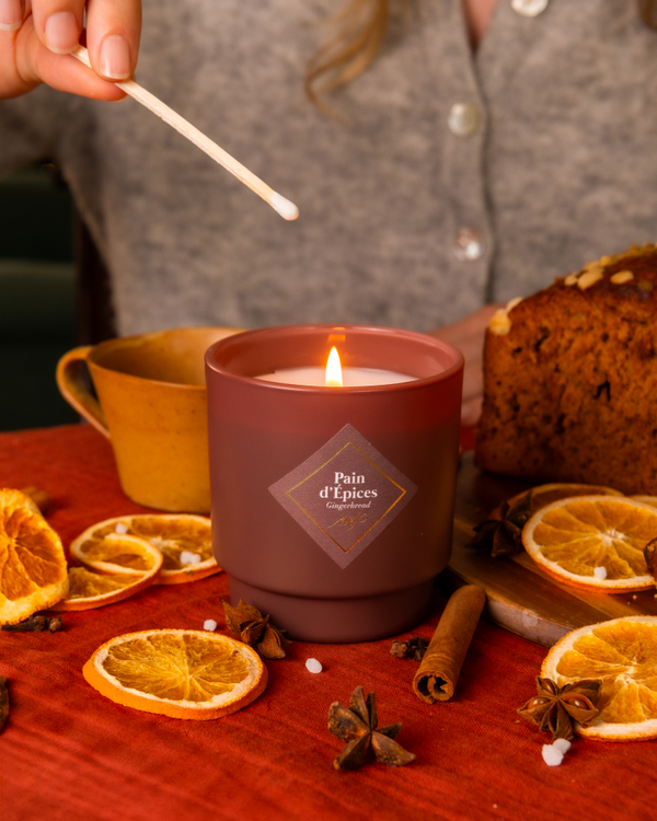 Bougie bijou bracelet Pain d'Épices