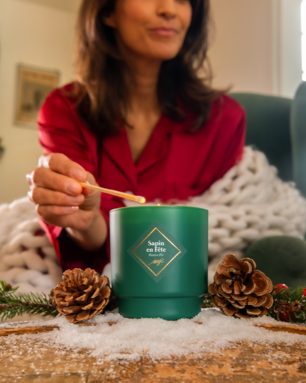 Bougie bijou bracelet Sapin en Fête