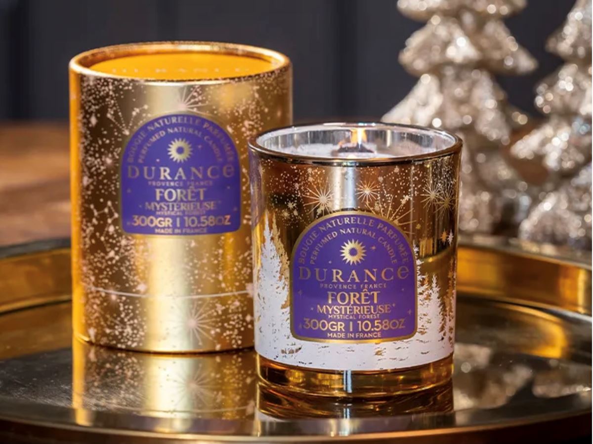 Bougie mèche en bois FORÊT MYSTÉRIEUSE