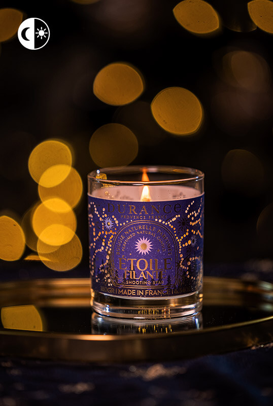 Bougie de noël parfumée ÉTOILE FILANTE 180 gr