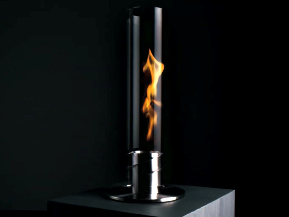 SPIN 1200 FEU DE TABLE SILVER